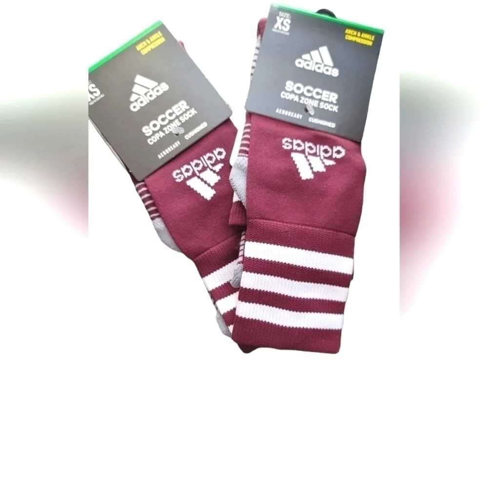 Addias Socccer Copa Zone Socks NWT 2 sets